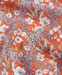 Liberty Fabrics Classic Silks|Crepe De Chine^Mountain Primrose Crepe de Chine
