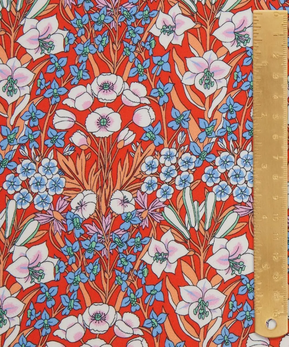 Liberty Fabrics Classic Silks|Silk Satin^Mountain Primrose Silk Satin