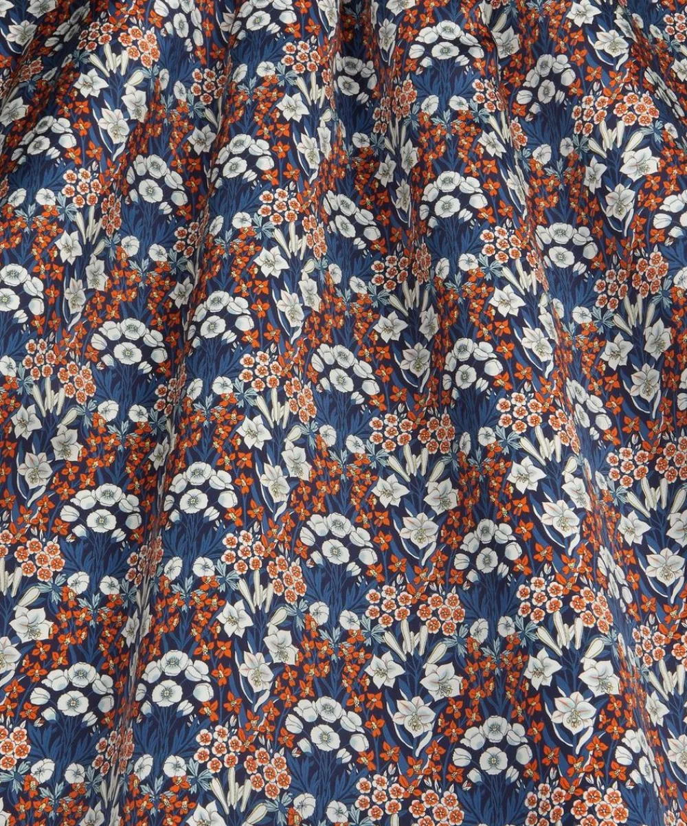Liberty Fabrics Classic Silks|Silk Satin^Mountain Primrose Silk Satin