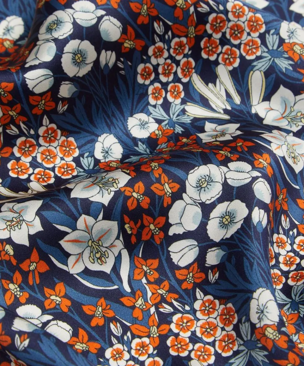 Liberty Fabrics Classic Silks|Silk Satin^Mountain Primrose Silk Satin