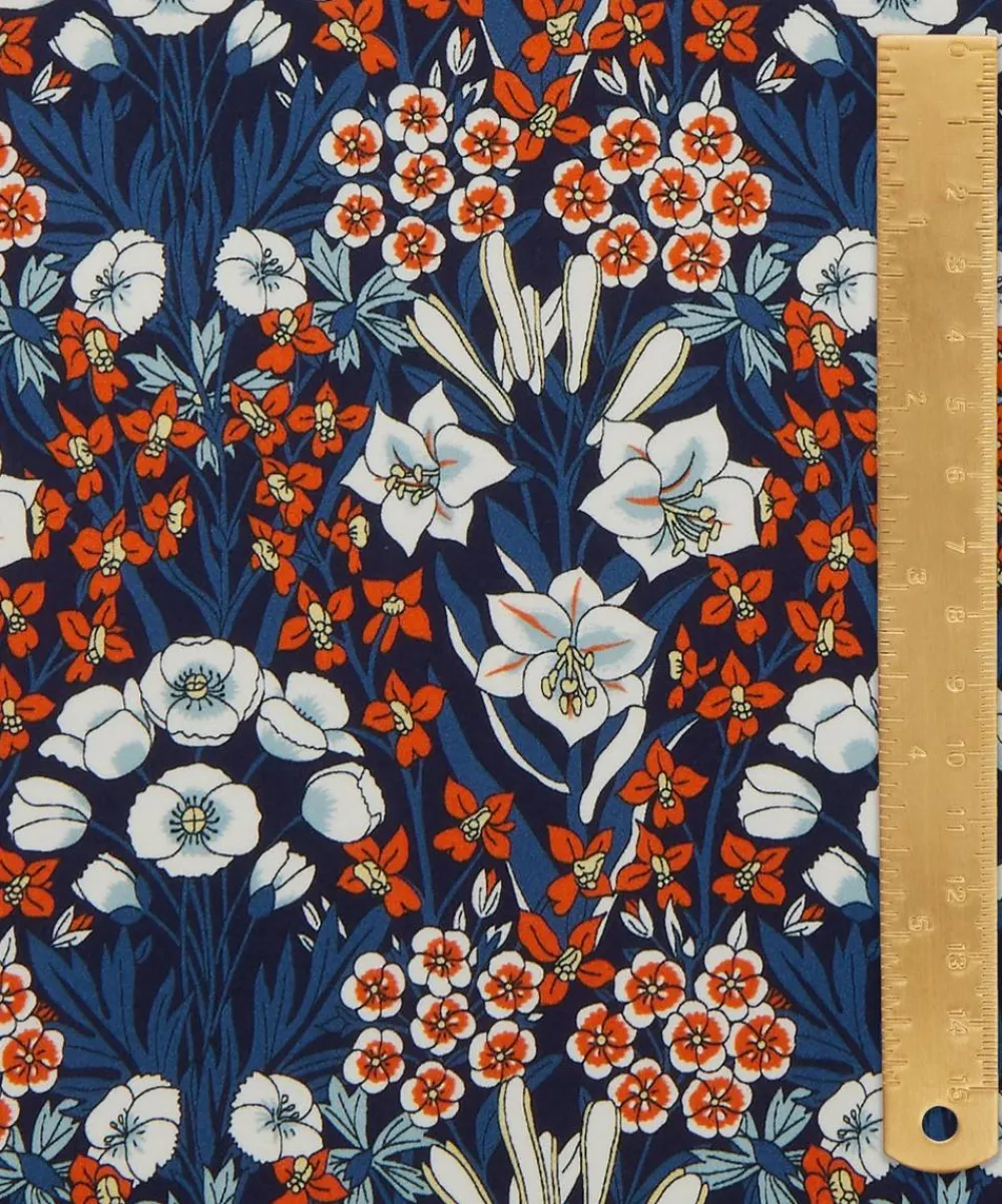 Liberty Fabrics Classic Silks|Silk Satin^Mountain Primrose Silk Satin
