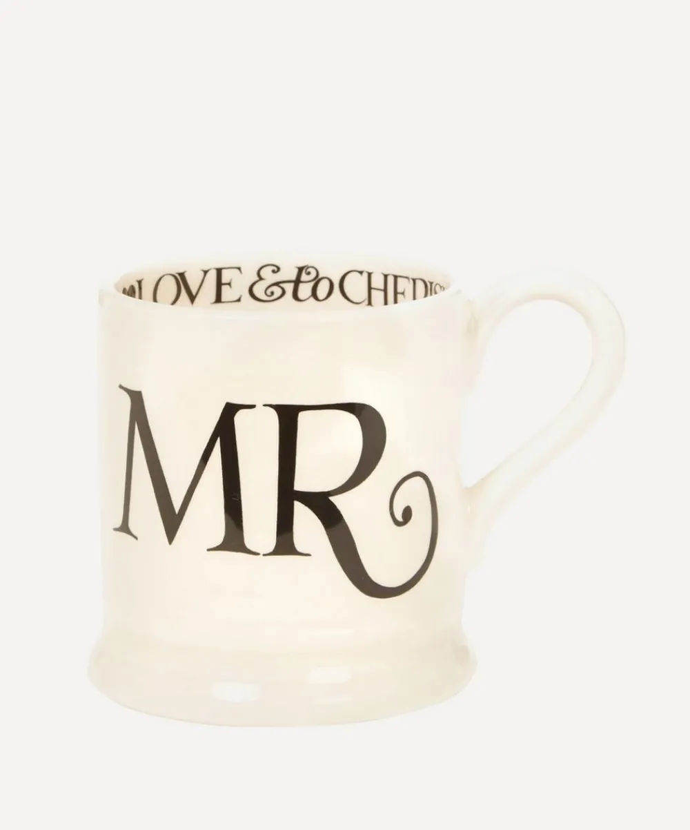 Emma Bridgewater Mugs^Mr. and Mr. Half Pint Mugs Set of Two