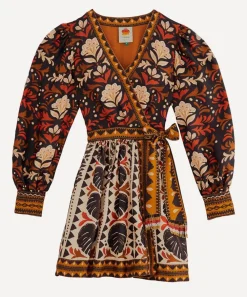 FARM Rio Dresses^Multicolour Tapestry Garden V-Neck Mini-Dress