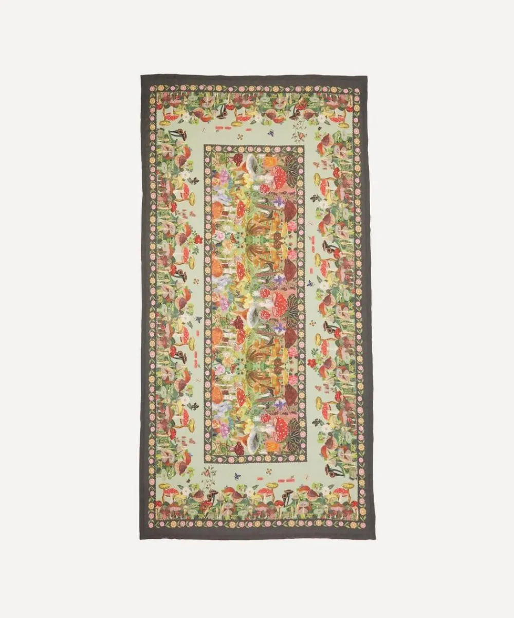 Avenida Home Tableware^Mushrooms Large 300x150cm Linen Tablecloth