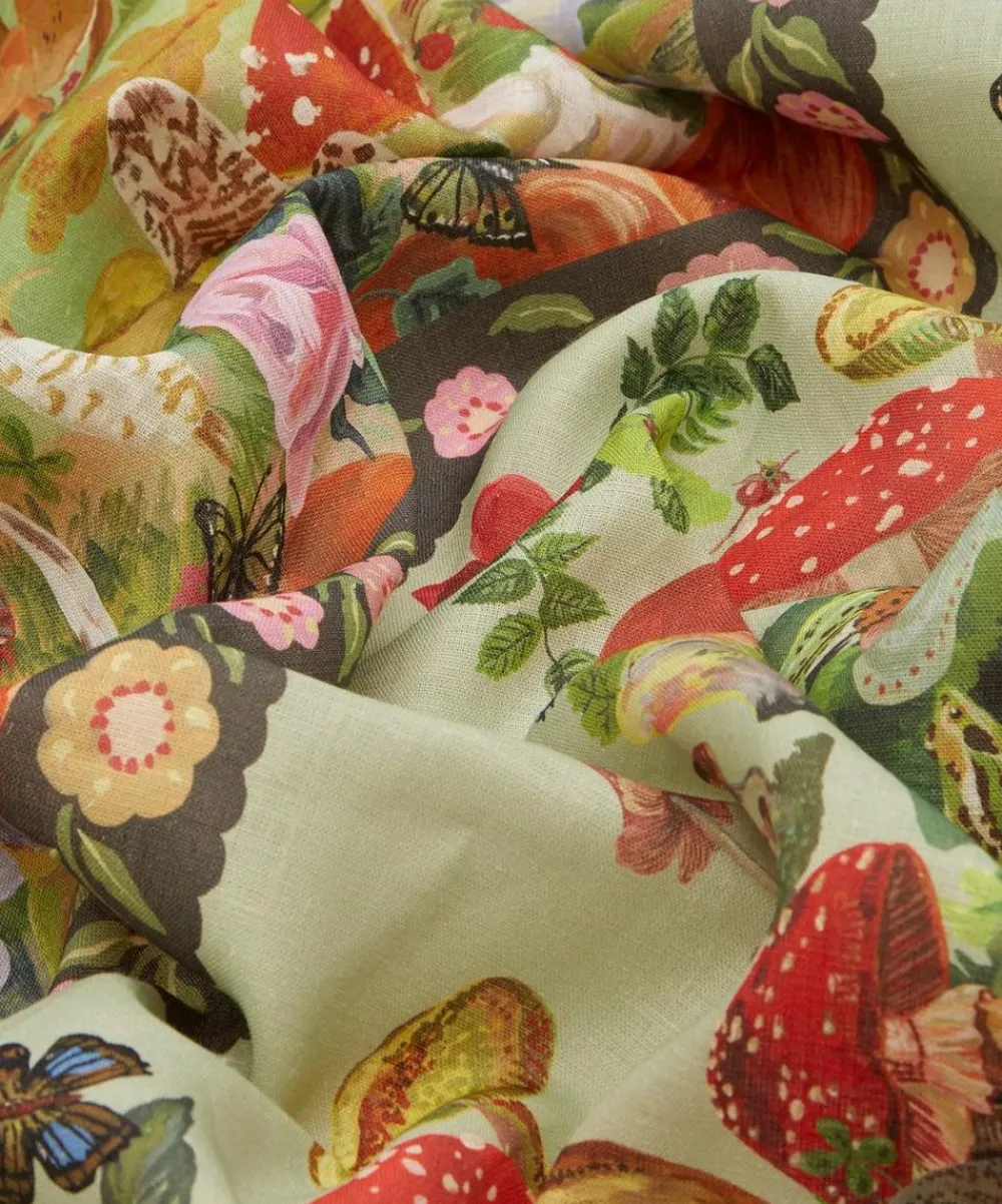Avenida Home Tableware^Mushrooms Large 300x150cm Linen Tablecloth