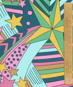 Liberty Fabrics Silk Satin^My Grown Up Star Silk Satin