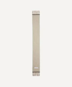 Acne Studios Scarves^Narrow Wool-Mohair Scarf