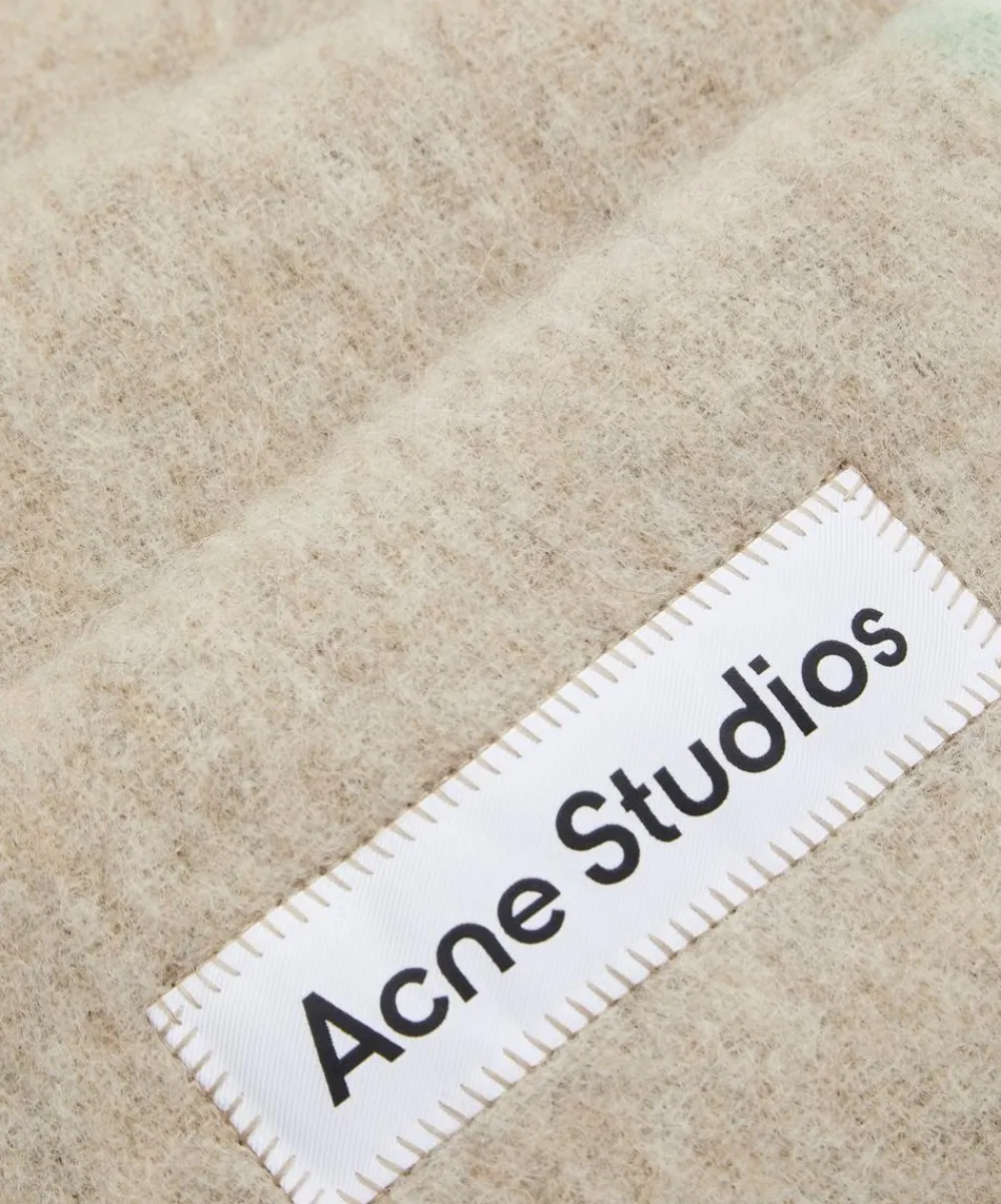 Acne Studios Scarves^Narrow Wool-Mohair Scarf