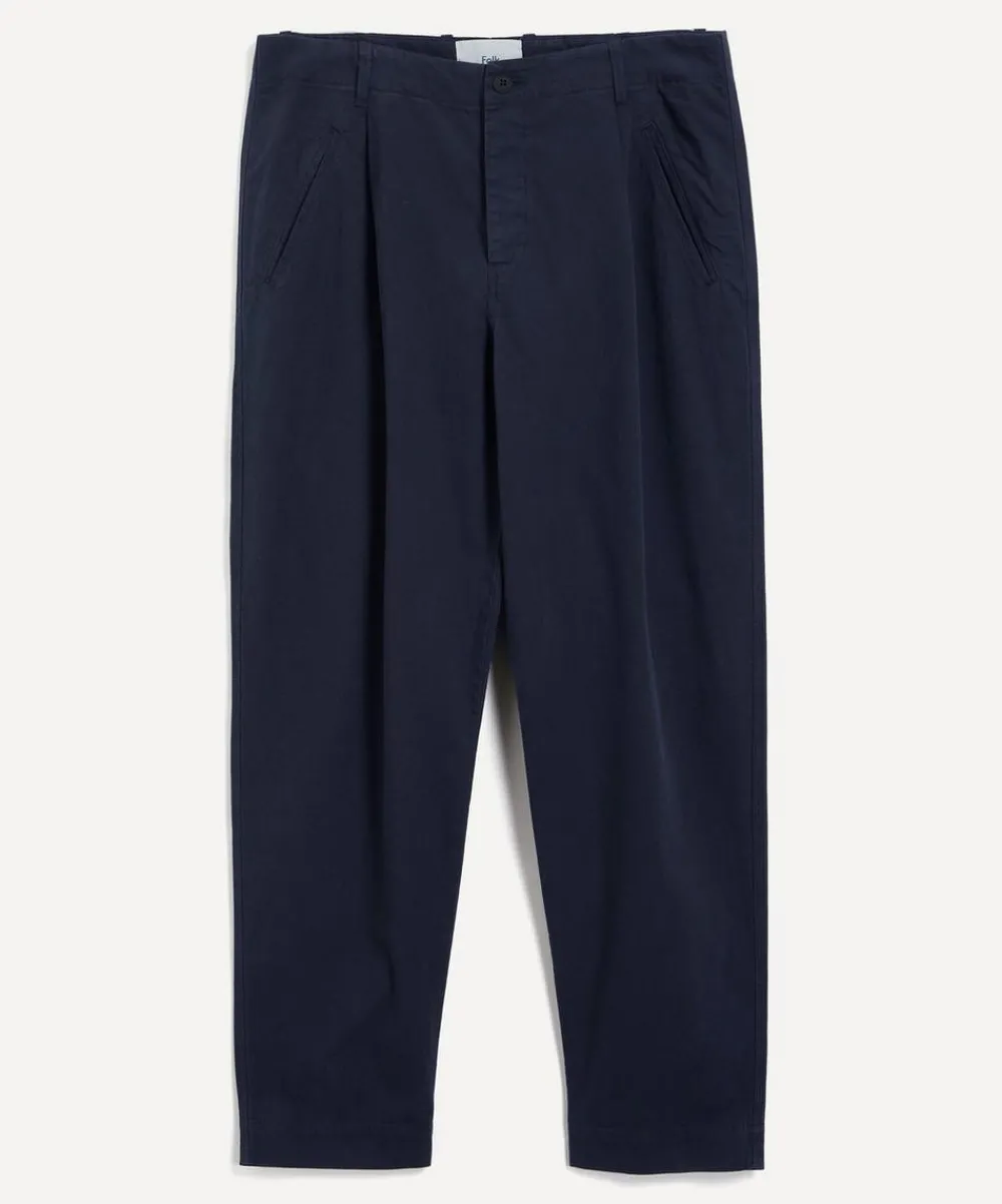 Folk Trousers^Navy Assembly Pants