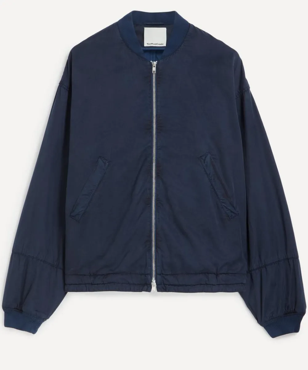 YMC Coats & Jackets^Navy Basement Bomber Jacket