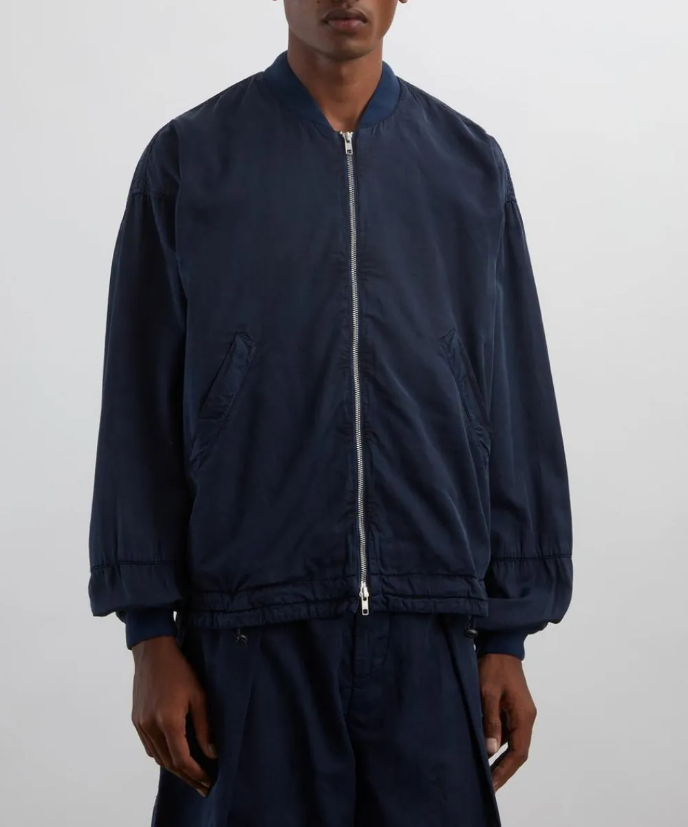 YMC Coats & Jackets^Navy Basement Bomber Jacket