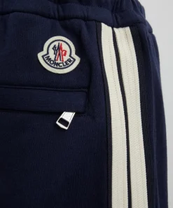 Moncler Trousers^Navy Cotton Jogging Trousers