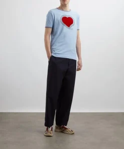Dries Van Noten Trousers^Navy Drawstring Wool Trousers