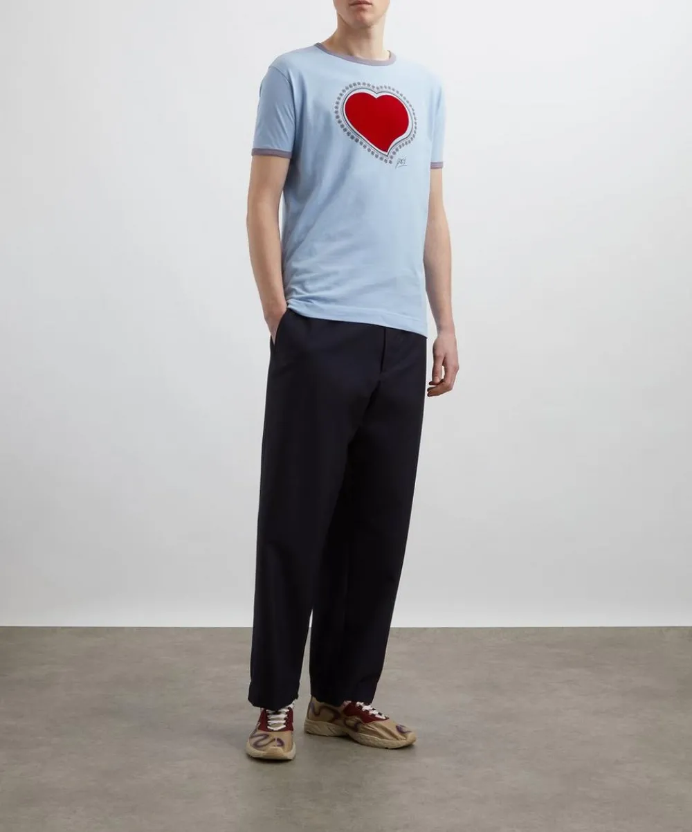 Dries Van Noten Trousers^Navy Drawstring Wool Trousers
