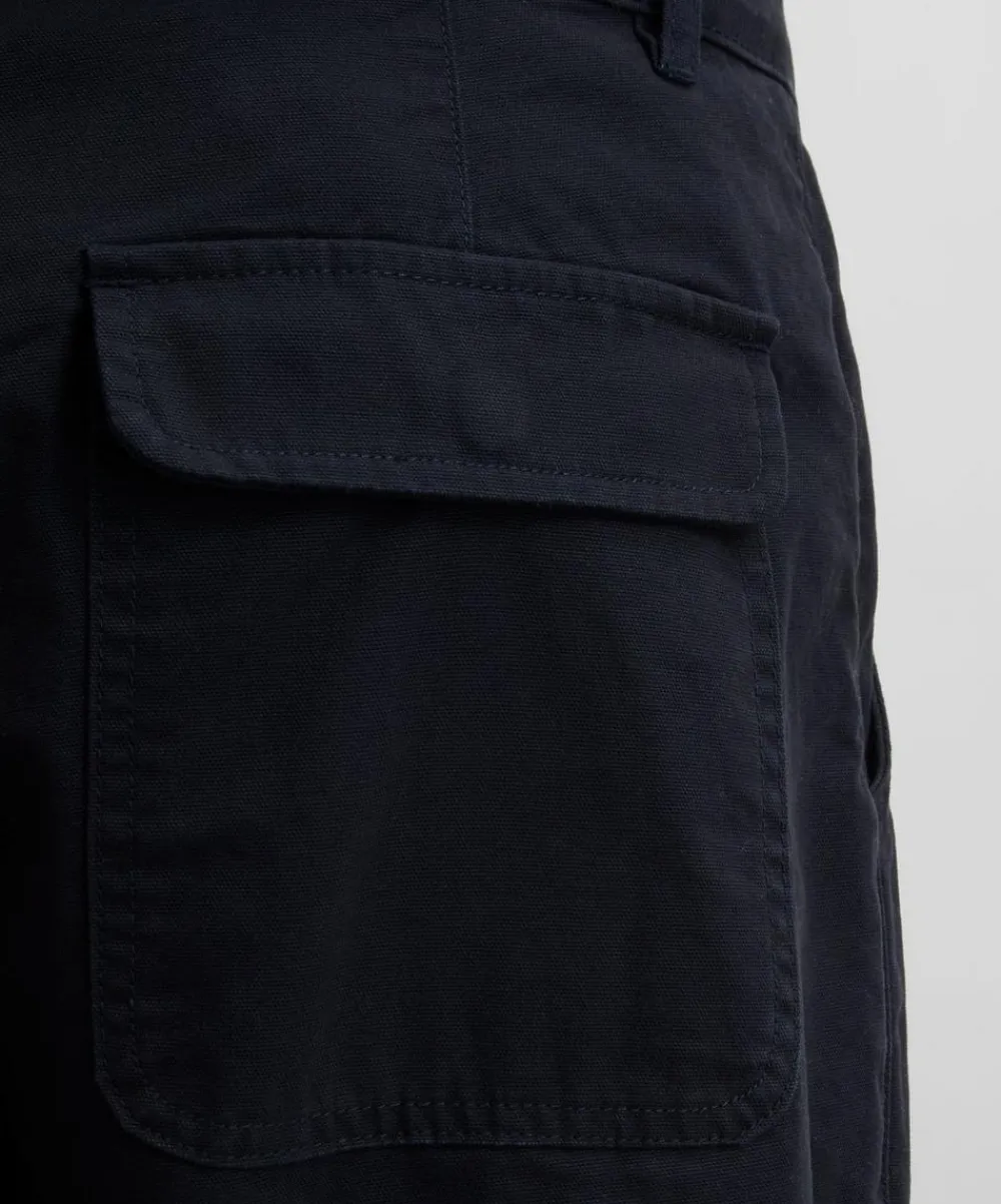 Adsum Trousers^Navy Flap Pocket Trousers