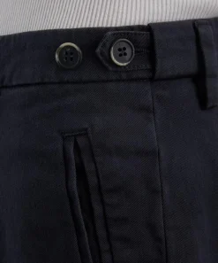 Barena Trousers^Navy Masco Cotton Trousers