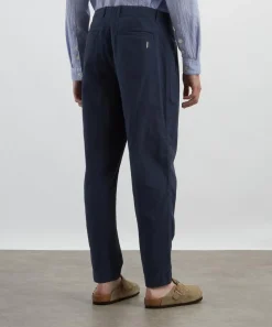 Folk Trousers^Navy Mini Stripe Assembly Trousers