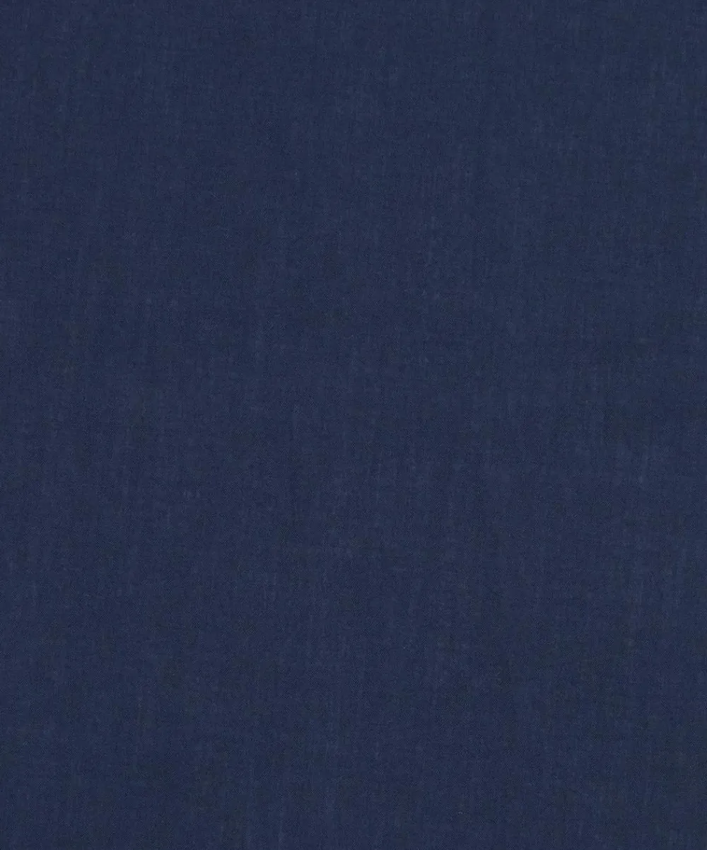 Liberty Fabrics Classic Tana Lawn|Tana Lawn™ Cotton^Navy Plain Tana Lawn™ Cotton