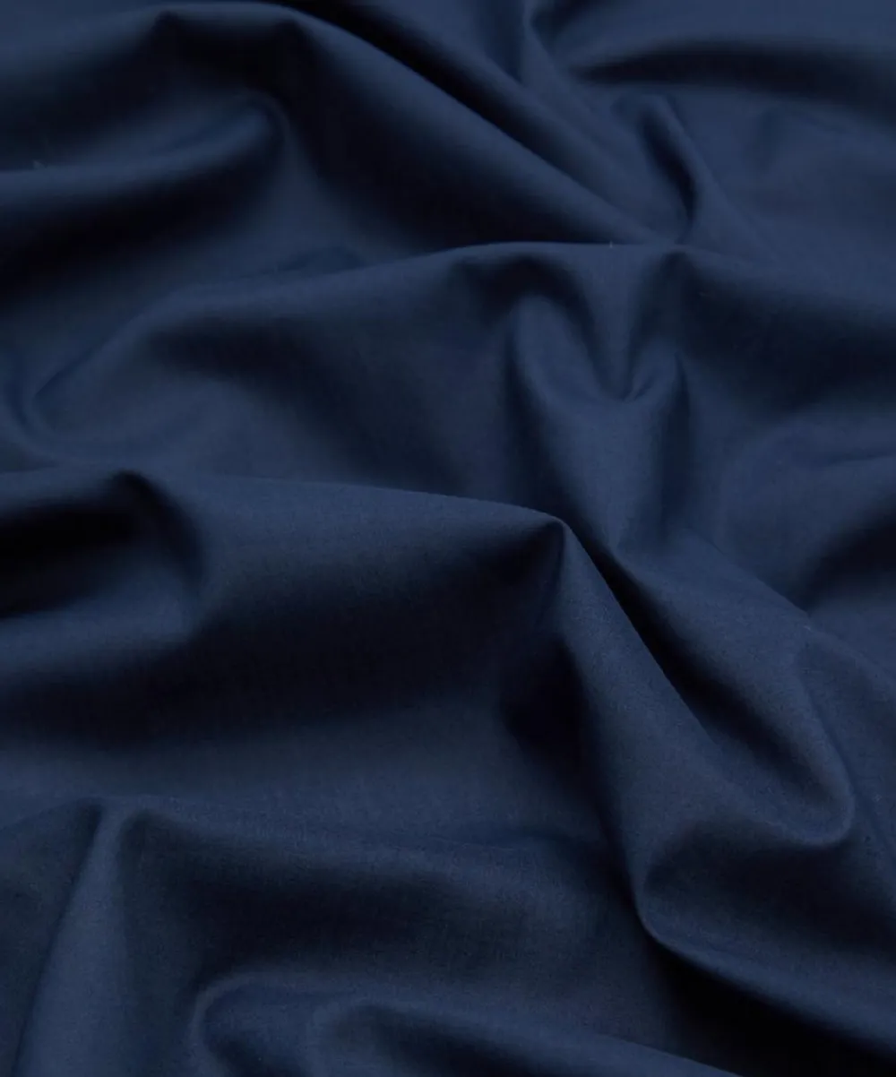 Liberty Fabrics Classic Tana Lawn|Tana Lawn™ Cotton^Navy Plain Tana Lawn™ Cotton