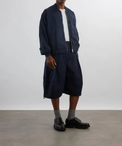 YMC Shorts^Navy Salba Wide Shorts