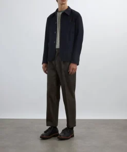 Barena Coats & Jackets^Navy Visal Wool Overshirt