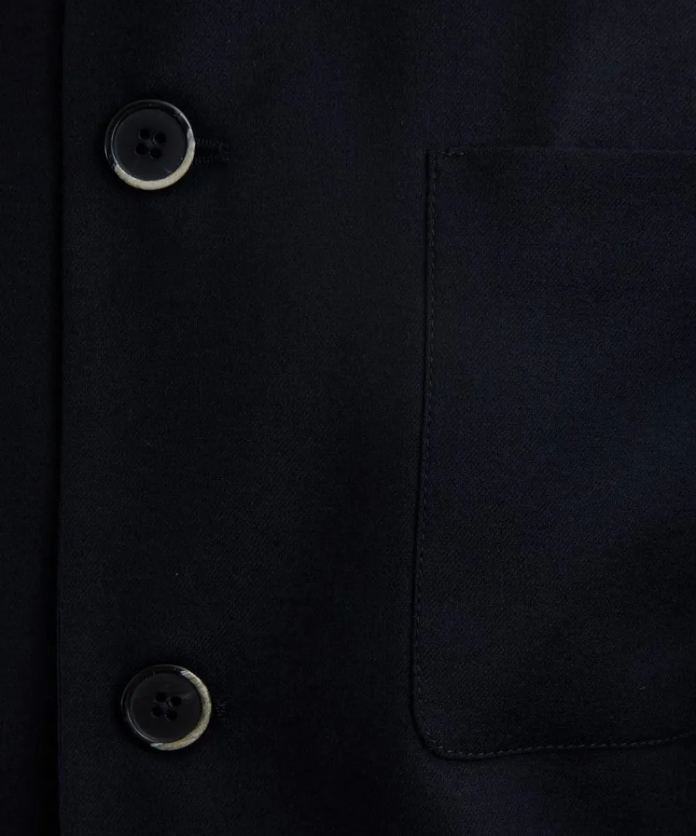 Barena Coats & Jackets^Navy Visal Wool Overshirt