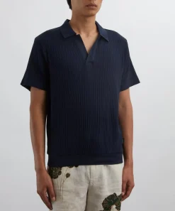 Oliver Spencer Tops^Navy Westcott Polo Shirt