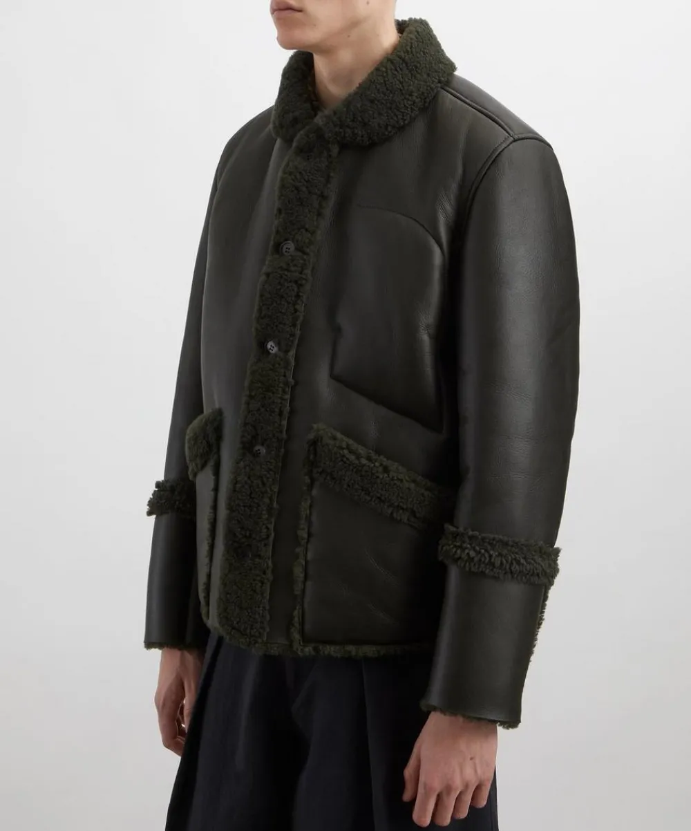 YMC Coats & Jackets^Neu Shearling Leather Jacket