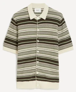 NN07 Knitwear & Sweats^Nolan Textured Cardigan Polo