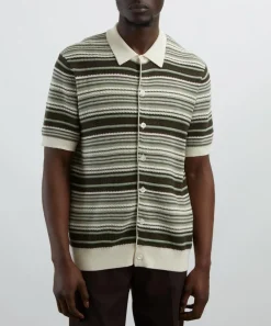 NN07 Knitwear & Sweats^Nolan Textured Cardigan Polo