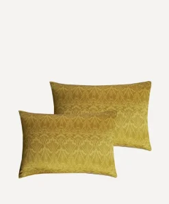 Coco & Wolf Bedding^Nouveau Ianthe Honey Silk Pillowcases Set of Two