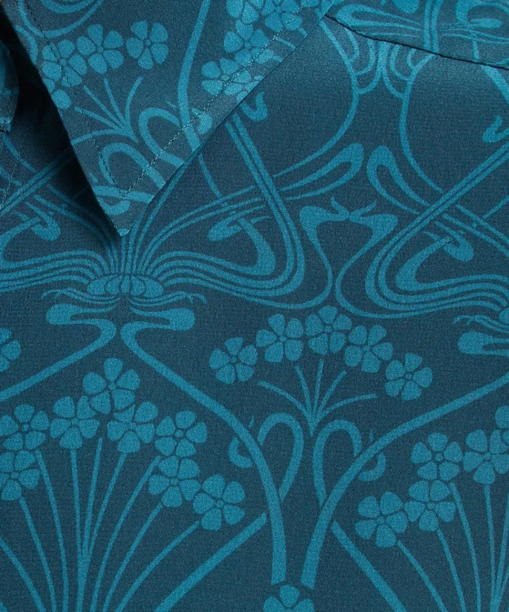 Liberty Tops^Nouveau Ianthe Relaxed Silk Shirt