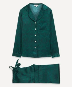 Liberty Sleepwear^Nouveau Ianthe Silk Satin Pyjama Set
