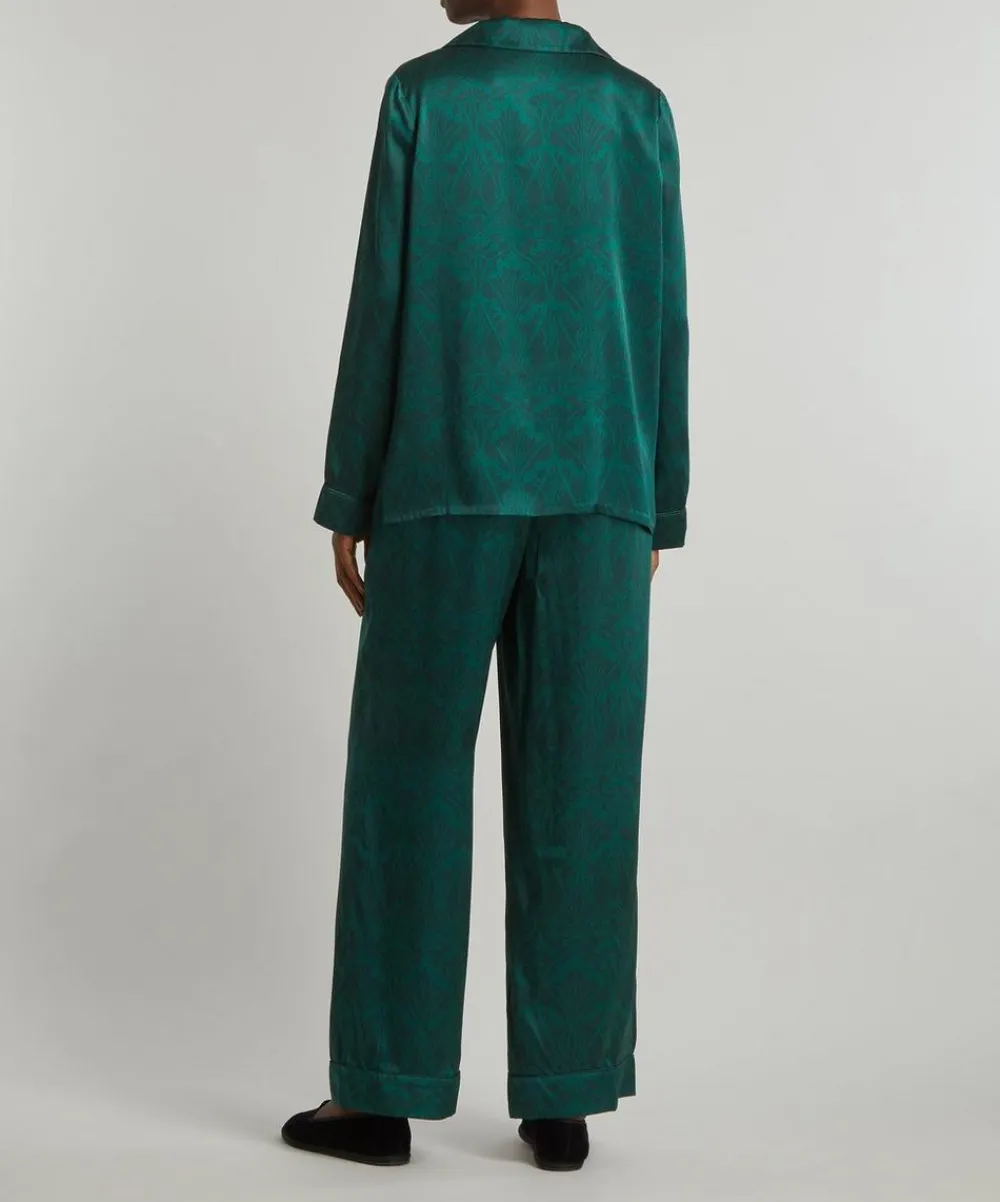 Liberty Sleepwear^Nouveau Ianthe Silk Satin Pyjama Set