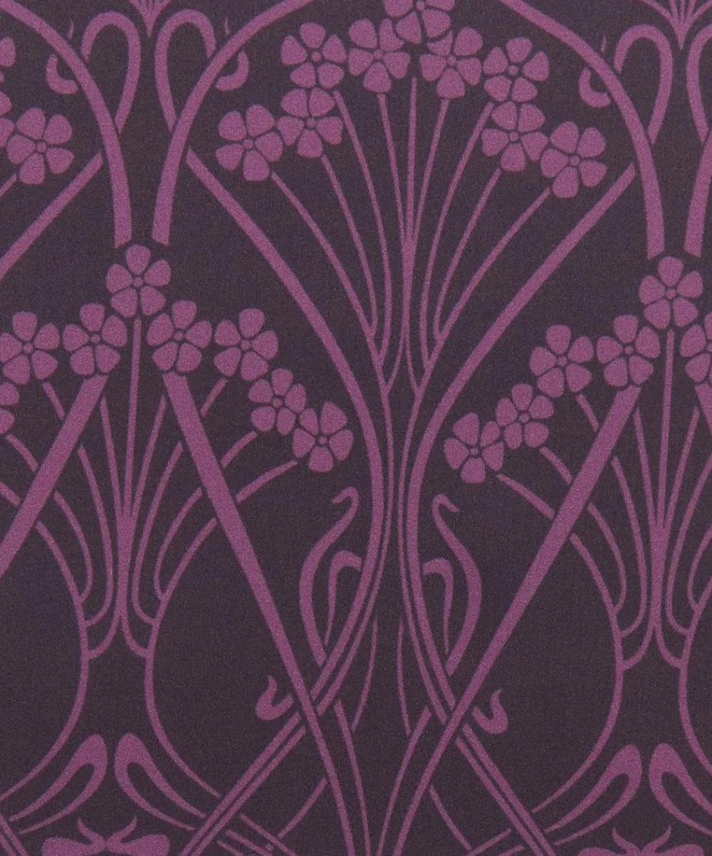 Liberty Fabrics Classic Silks|Silk Satin^Nouveau Ianthe Silk Satin