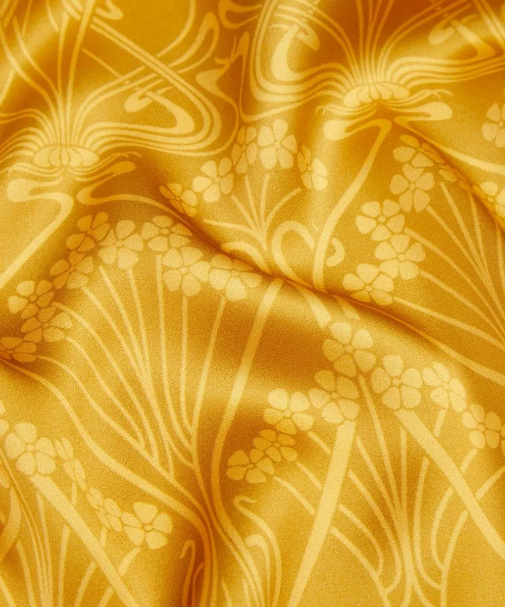 Liberty Fabrics Classic Silks|Silk Satin^Nouveau Ianthe Silk Satin