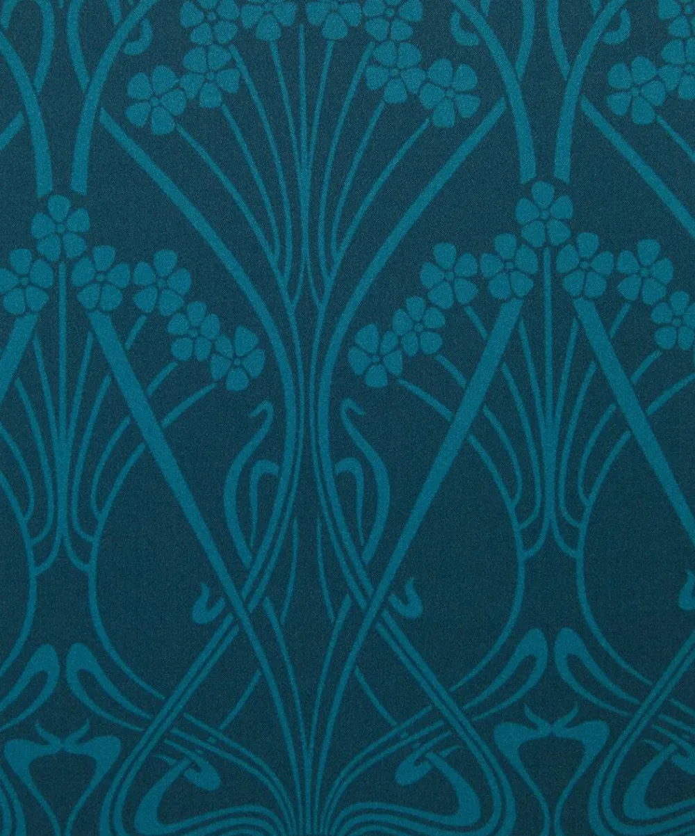 Liberty Fabrics Classic Silks|Silk Satin^Nouveau Ianthe Silk Satin