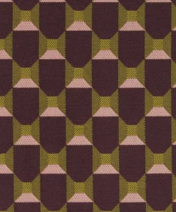 Liberty Interiors Furnishing Fabrics^Obi Check in Brinjal