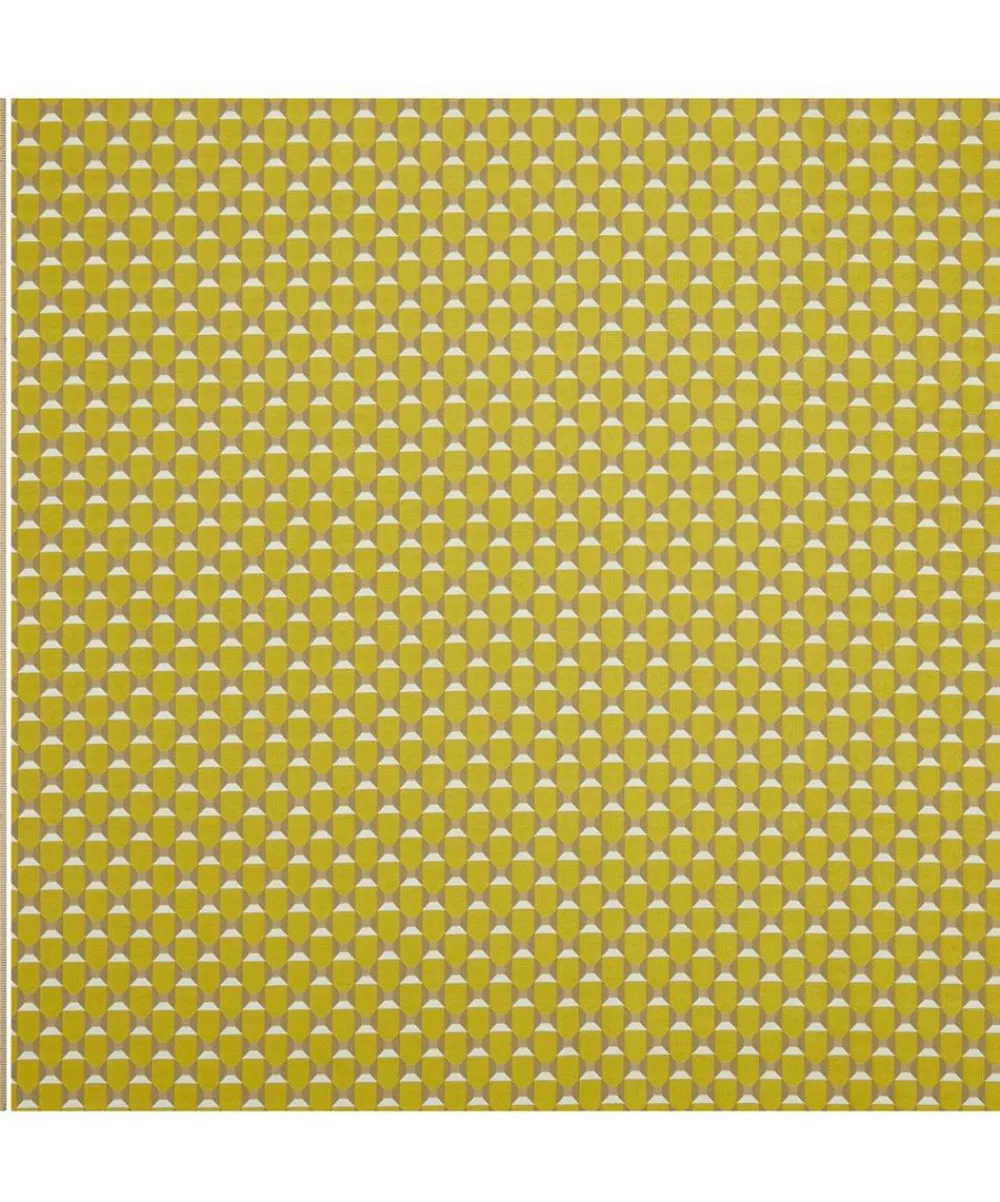 Liberty Interiors Furnishing Fabrics^Obi Check in Fennel