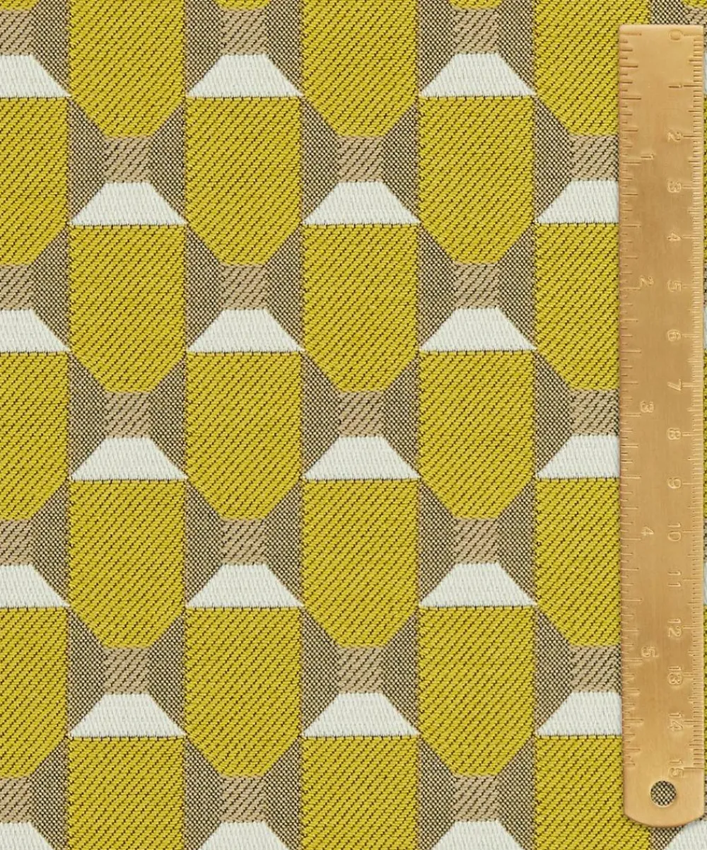 Liberty Interiors Furnishing Fabrics^Obi Check in Fennel