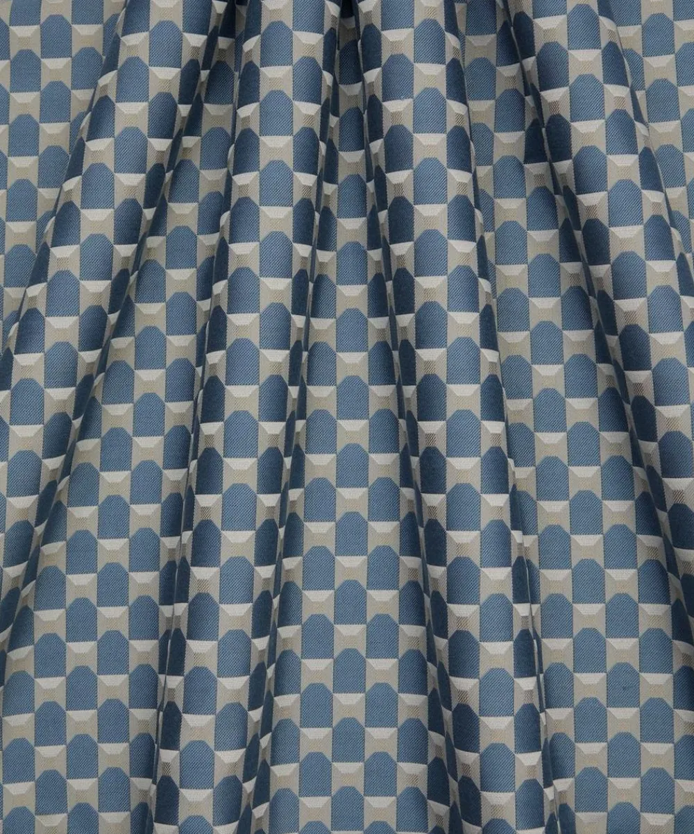 Liberty Interiors Furnishing Fabrics^Obi Check in Flax Flower