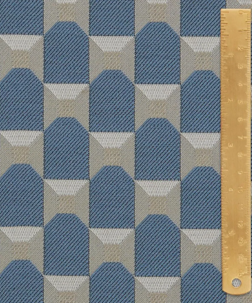Liberty Interiors Furnishing Fabrics^Obi Check in Flax Flower