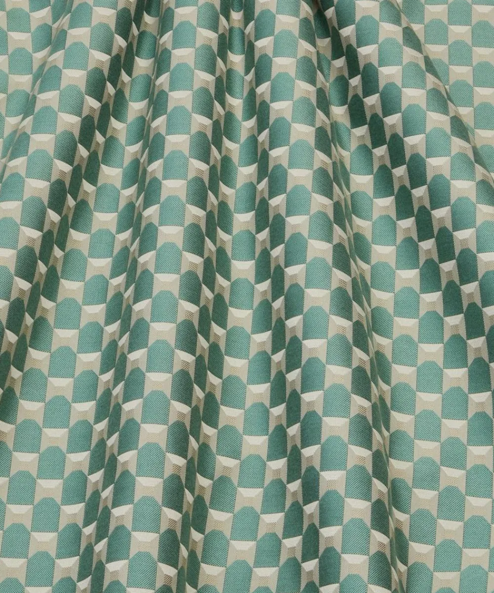 Liberty Interiors Furnishing Fabrics^Obi Check in Salvia