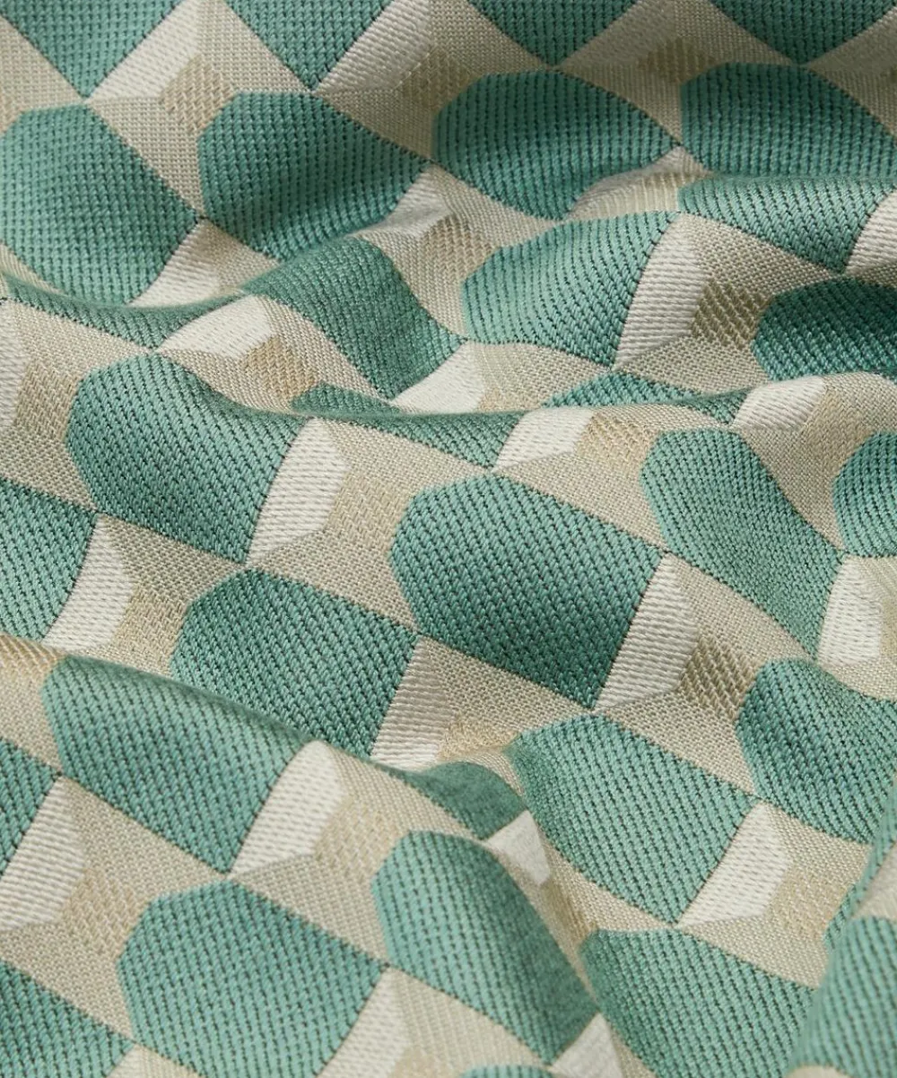 Liberty Interiors Furnishing Fabrics^Obi Check in Salvia