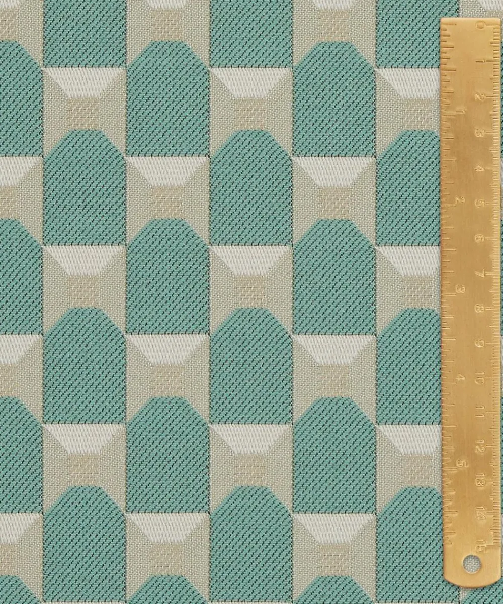 Liberty Interiors Furnishing Fabrics^Obi Check in Salvia