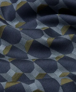 Liberty Interiors Furnishing Fabrics^Obi Check in Smalt Blue