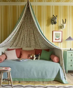 Liberty Interiors Wallpaper^Obi Stripe in Fennel