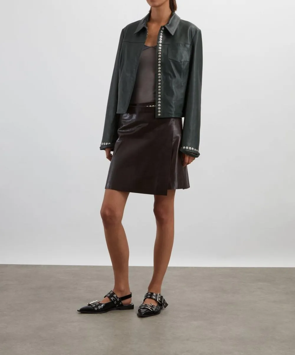 Paloma Wool Coats & Jackets^Octavia Fitted Leather Jacket