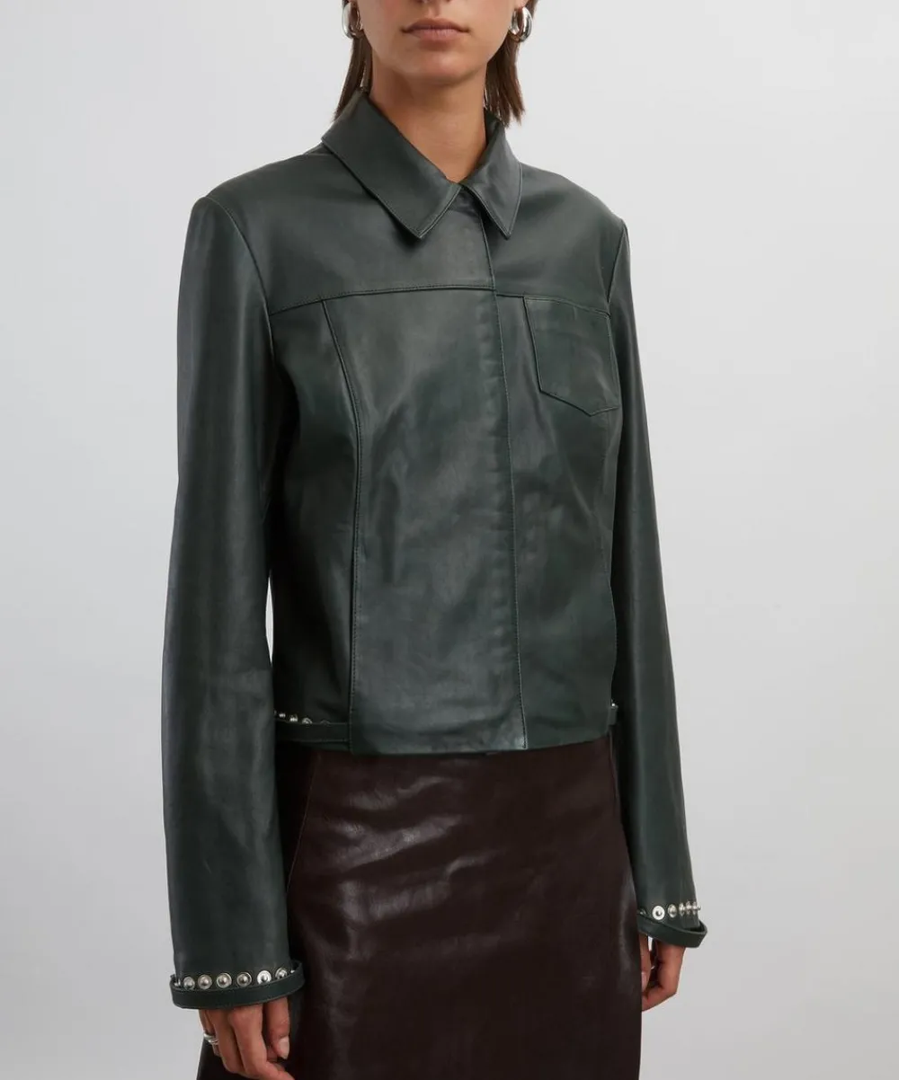 Paloma Wool Coats & Jackets^Octavia Fitted Leather Jacket