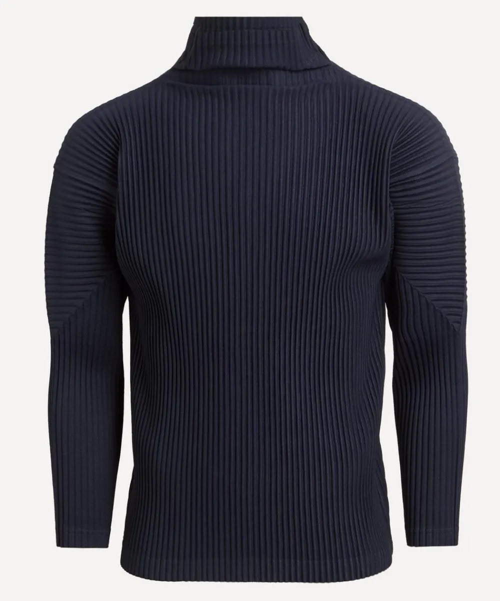 HOMME PLISSÉ ISSEY MIYAKE Tops^OCTOBER BASICS Pleated Long-Sleeve T-Shirt